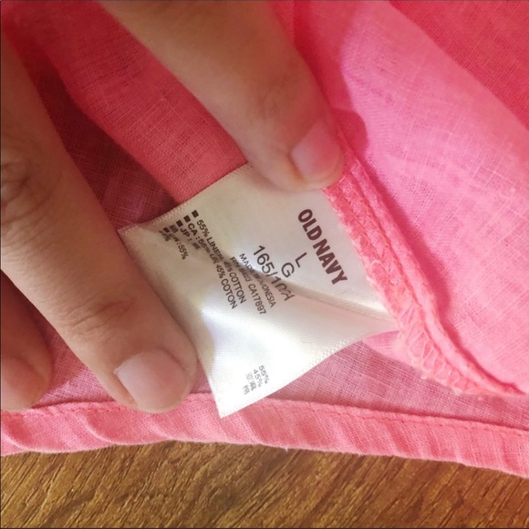 Old Navy Pink Casual Button Down Shirt - Picture 5 of 6